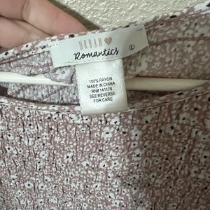 Pink Long Sleeve Size Large